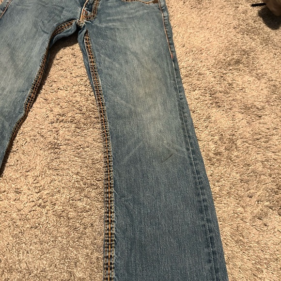 True Religion Light Blue Men's Straight Jeans - Picture 4 of 13